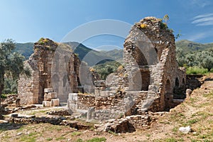 Ruins of the ancient town Nysa on the Maeander