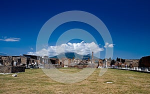 Ruins of ancient town Pompeii