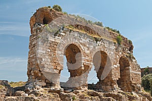 Ruins of the ancient town Tralles Tralleis photo