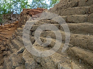 Ruins of ancient Troia city, Canakkale Dardanelles / Turkey