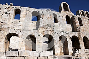 Ruins of ancient wall
