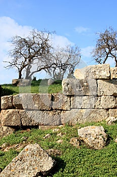 Ruins of an ancient wall, Syria