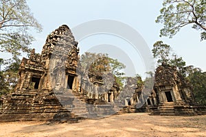 The ruins of Angkor Wat Temple complex in Cambodia