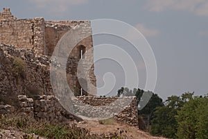 Ruins of Antipatris in tel afek