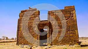 Ruins of Apademak temple Kush civilization, Naqa, Meroe Sudan