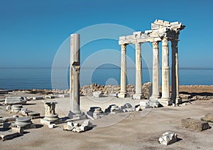 Ruins of Apollo temple in Side