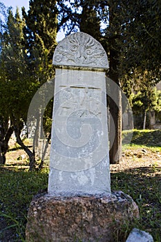 Ruins from archaeological site of Keramikos