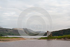 Ruins of Ardvreck castle, Scotland