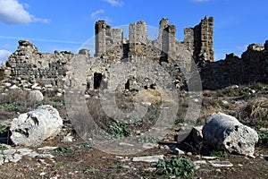 Ruins in Aspendos