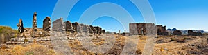 Ruins at Aspendos in Antalya, Turkey