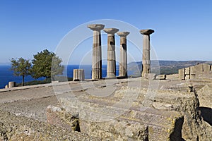 Ruins of Assos, Canakkale, Turkey