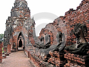 Ruins at Ayuttaya, Thailand photo