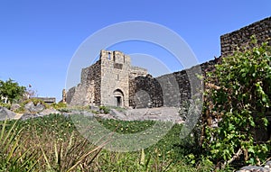 Ruins of Azraq Castle, central-eastern Jordan