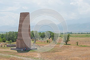 Ruins of Balasagun in Tokmok, Kyrgyzstan. Balasagun is part of the World Heritage Site