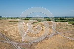 Ruins of Balasagun in Tokmok, Kyrgyzstan. Balasagun is part of the World Heritage Site