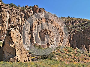 Ruins in Bandelier National Monument