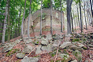 Ruins of the Baroque chapel of St Mary Magdalene