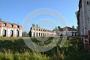 Ruins, barracks, antiquity, history, town, Russia