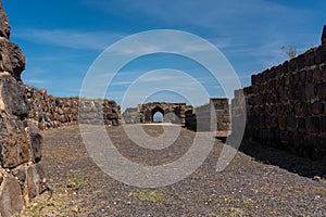 Ruins of Belvoir Fortress - Kokhav HaYarden National Park in Israel.