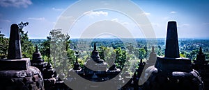 Ruins of Borobudur Temple, Indonesia