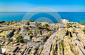 Ruins of Byblos in Lebanon, a UNESCO World Heritage Site