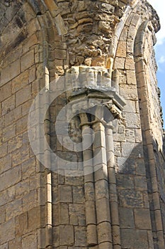 Ruins of Byland Abbey near Coxwold Yorkshire