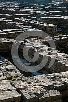 Ruins of the Byzantine city Castrum on the Veliki Brijun Island