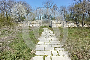 Ruins of The capital city of the First Bulgarian Empire Fortress Pliska