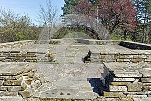 Ruins of The capital city of the First Bulgarian Empire medieval stronghold Great Preslav Veliki Preslav, Shumen Region