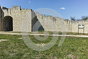 Ruins of The capital city of the First Bulgarian Empire medieval stronghold Great Preslav Veliki Preslav, Shumen Region