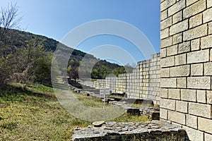 Ruins of The capital city of the First Bulgarian Empire medieval stronghold Great Preslav Veliki Preslav, Shumen Region