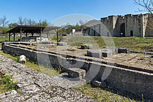 Ruins of The capital city of the First Bulgarian Empire medieval stronghold Great Preslav Veliki Preslav, Shumen Region