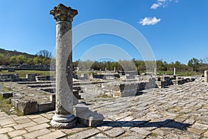 Ruins of The capital of the First Bulgarian Empire medieval stronghold Great Preslav Veliki Preslav, Bulgaria