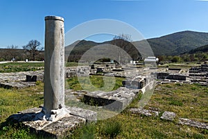 Ruins of The capital of the First Bulgarian Empire medieval stronghold Great Preslav Veliki Preslav, Bulgaria