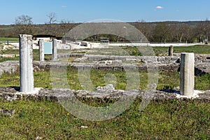 Ruins of The capital of the First Bulgarian Empire medieval stronghold Great Preslav Veliki Preslav, Bulgaria