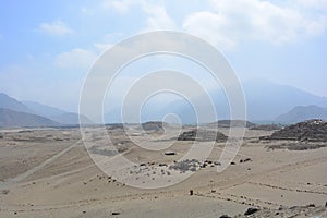 Ruins of the Caral-Supe civilization, Peru