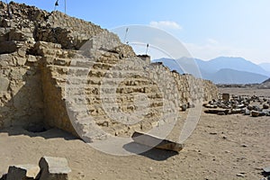 Ruins in Caral-Supe, Peru