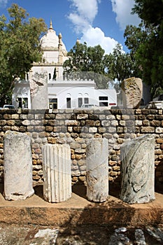 Ruins of Carthage in Tunis