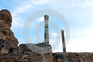 The ruins of Carthage, Tunisia