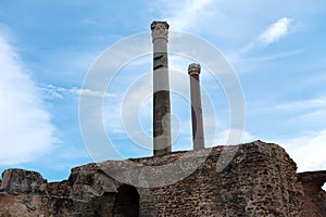 The ruins of Carthage, Tunisia