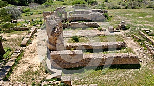 Ruins of Carthage in Tunisia