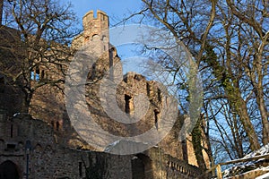 Ruins castle Auerbach (Auerbacher castle)