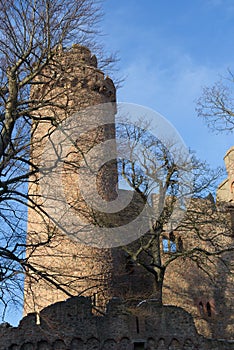 Ruins castle Auerbach (Auerbacher castle)
