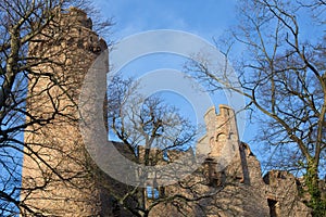 Ruins castle Auerbach (Auerbacher castle)