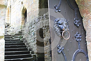 Ruins of Castle in Beaufort, Luxembourg