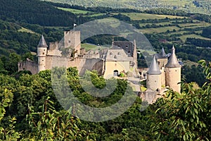 Ruins of Castle Bourscheid, Luxembourg