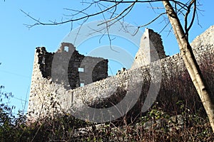 Ruins of castle Castel Romano