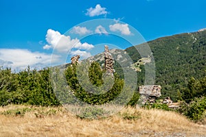 Ruins of a castle in Corsica along the GR20 route - 3