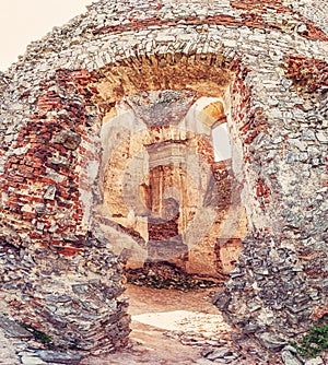 Ruins of the castle Gymes in Slovakia