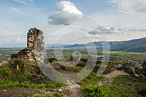 The ruins of the castle